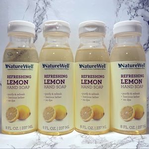 (4) NatureWell Refreshing Lemon Hand Soap Bundle